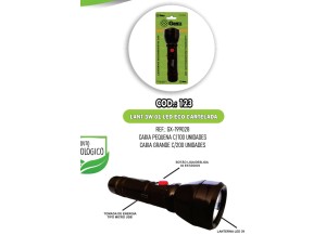 LANTERNA REGARREVEL 1 LED 3W GIMEX