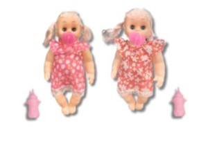 BONECA MUSICAL chupeta DE PLASTICO NA SACOLA