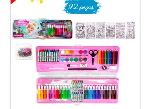 ESTOJÃO ESCOLAR 92 PÇS AVENTURA CRIATIVA CR21