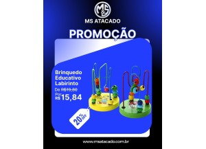 JOGO LABIRINTO EDUCATIVO GK3160